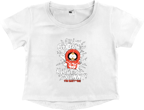 Women's Cropped Premium T-Shirt - south park 6 - Mfest