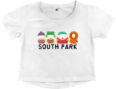 Women's Cropped Premium T-Shirt - south park 5 - Mfest