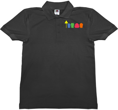 Man's Polo Shirt Fruit of the loom - south park 3 - Mfest