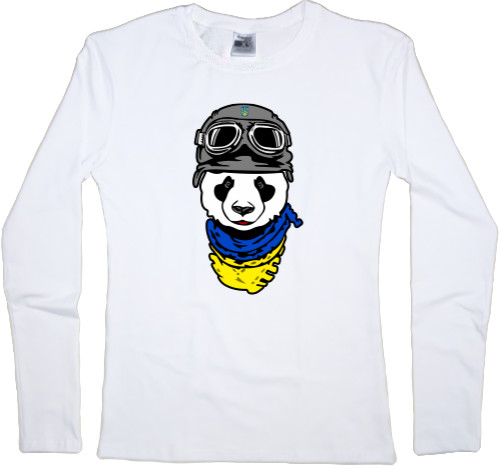 Women's Longsleeve Shirt - ПАНДА UKRAINE - Mfest