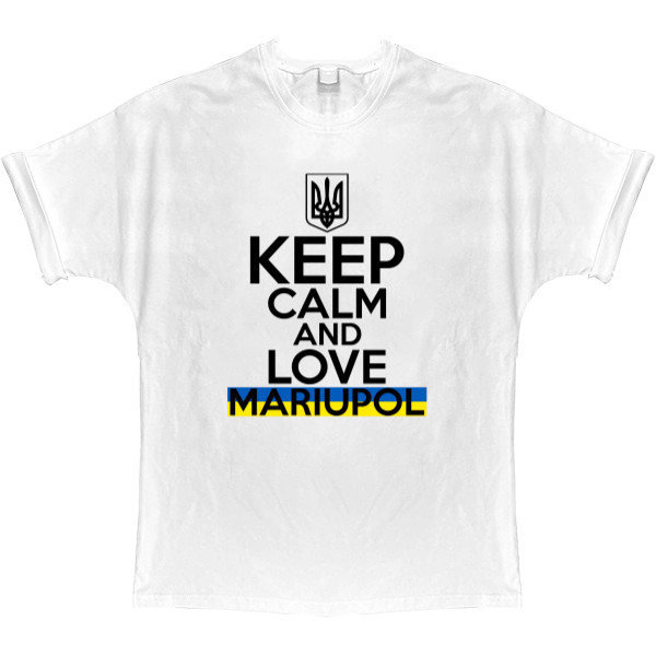 Футболка Оверсайз - keep calm mariupol - Mfest