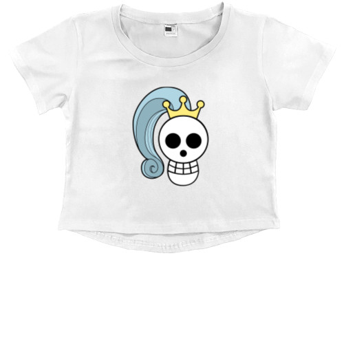 Kids' Premium Cropped T-Shirt - ONE PIECE (12) - Mfest