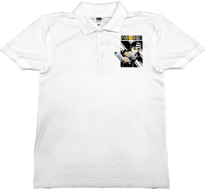 Man's Polo Shirt Fruit of the loom - Soul Eater 8 - Mfest