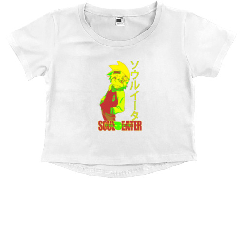 Kids' Premium Cropped T-Shirt - Soul Eater 5 - Mfest