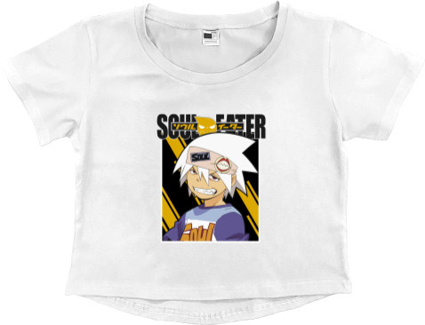 Women's Cropped Premium T-Shirt - Soul Eater 4 - Mfest