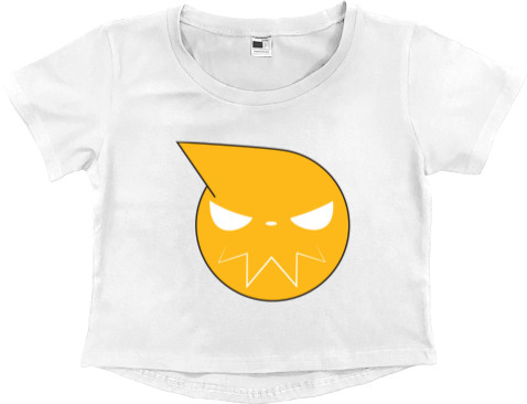 Women's Cropped Premium T-Shirt - Soul Eater 1 - Mfest