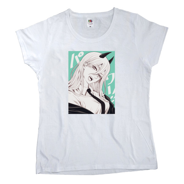 Women's T-shirt Fruit of the loom - ЛЮДИНА-БЕНЗОПИЛА 1 - Mfest