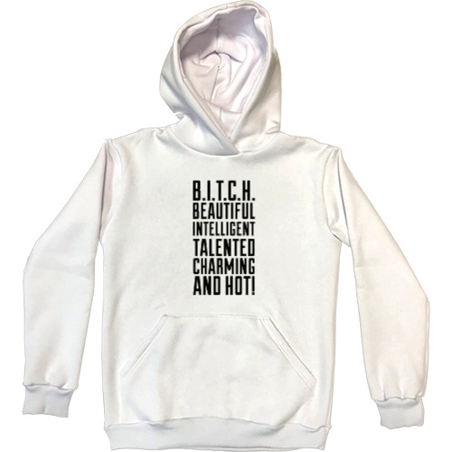 Kids' Premium Hoodie - B.I.T.C.H. - Mfest