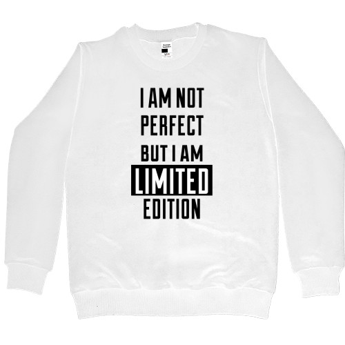 Свитшот Премиум Детский - i am not perfect but i'm limited edition - Mfest