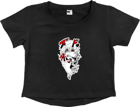 Women's Cropped Premium T-Shirt - TOKYO GHOUL - Mfest