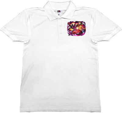 Man's Polo Shirt Fruit of the loom - EVANGELION - Mfest