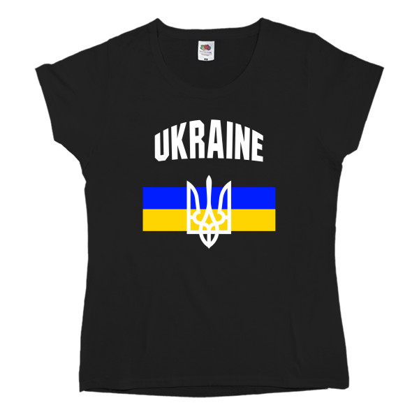 Women's T-shirt Fruit of the loom - УКРАИНА [23] - Mfest