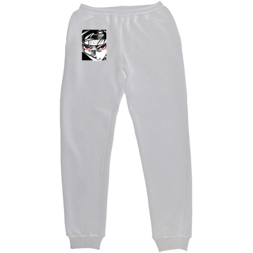 Men's Sweatpants - САСКЕ МАНГА (ШАРИНГАНЫ КРАССНЫЕ) - Mfest