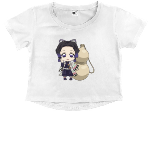 Kids' Premium Cropped T-Shirt - DEMON SLAYER: KIMETSU NO YAIBA [47] - Mfest