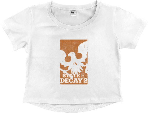 Women's Cropped Premium T-Shirt - State of Decay (12) - Mfest