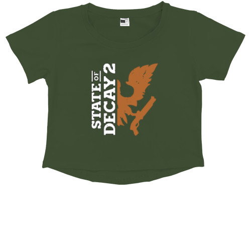 Kids' Premium Cropped T-Shirt - State of Decay (11) - Mfest