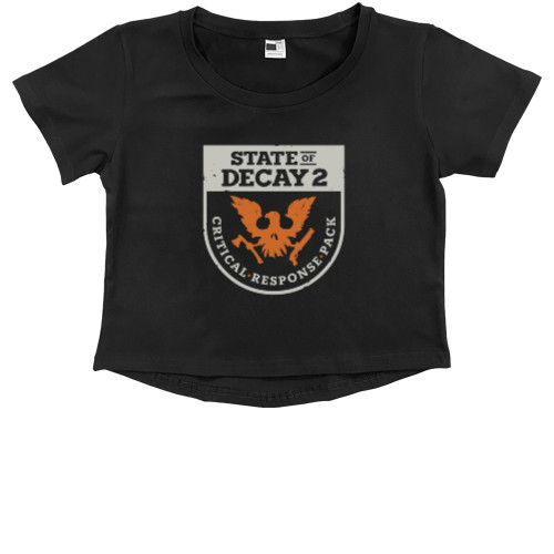 Kids' Premium Cropped T-Shirt - State of Decay (9) - Mfest