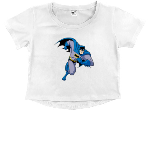 Kids' Premium Cropped T-Shirt - BATMAN (CARTOON) - Mfest