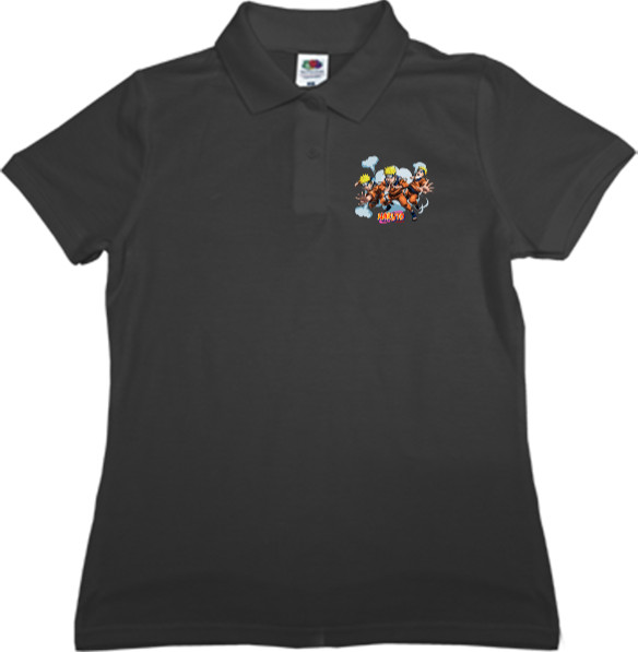 Women's Polo Shirt Fruit of the loom - НАРУТО КЛОНЫ - Mfest