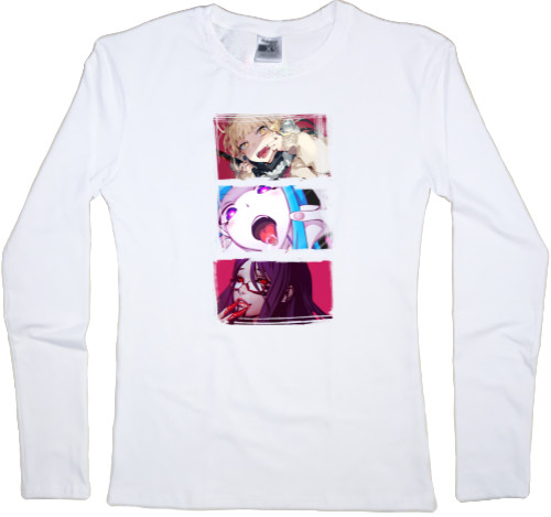 Women's Longsleeve Shirt - АХЕГАО (ПЛАШКИ) - Mfest