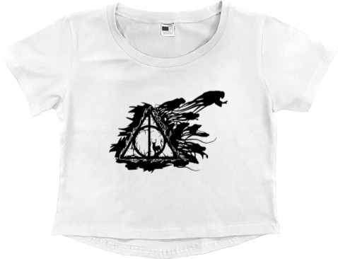 Women's Cropped Premium T-Shirt - HARRY POTTER (14) - Mfest