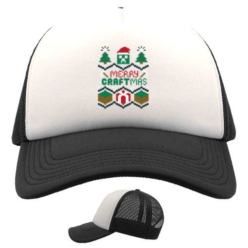 Trucker Cap - МАЙНКРАФТ (НОВЫЙ ГОД) 1 - Mfest