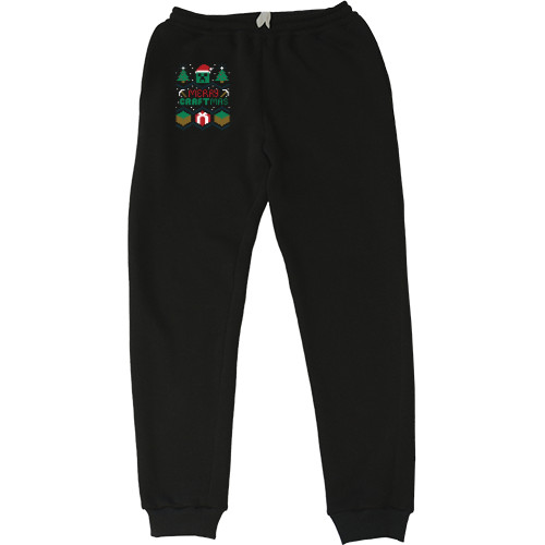 Women's Sweatpants - МАЙНКРАФТ (НОВЫЙ ГОД) 1 - Mfest