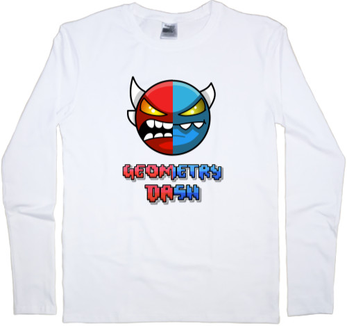 Kids' Longsleeve Shirt - Geometry Dash [1] - Mfest