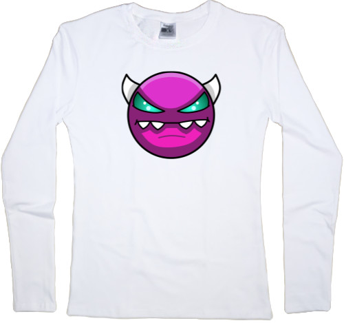 Women's Longsleeve Shirt - Geometry Dash [5] - Mfest