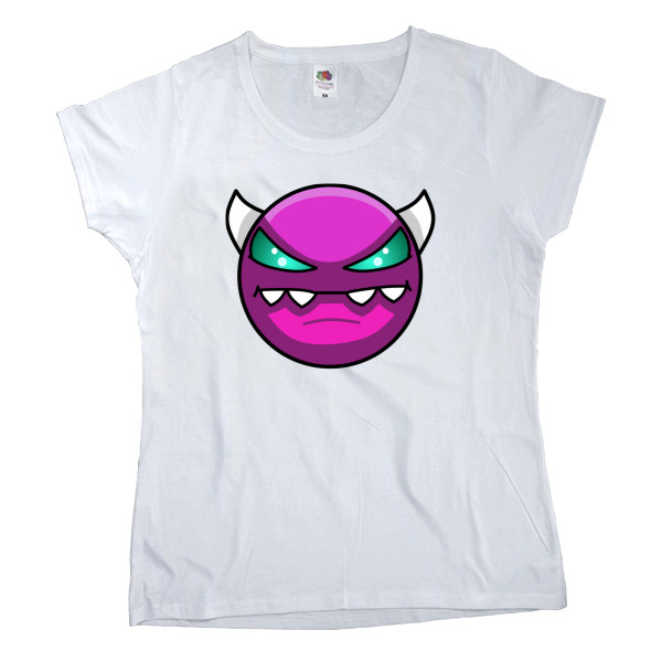 Women's T-shirt Fruit of the loom - Geometry Dash [5] - Mfest