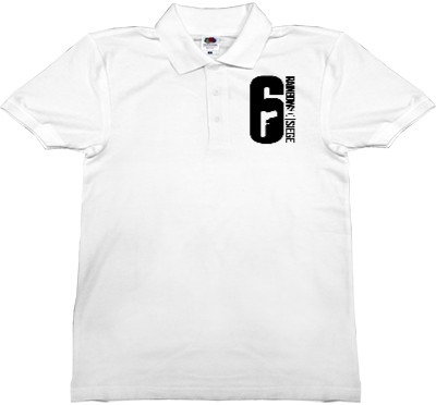 Man's Polo Shirt Fruit of the loom - Tom Clancy's Rainbow Six [2] - Mfest