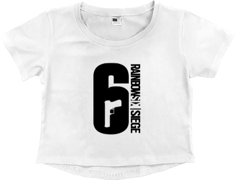 Women's Cropped Premium T-Shirt - Tom Clancy's Rainbow Six [2] - Mfest