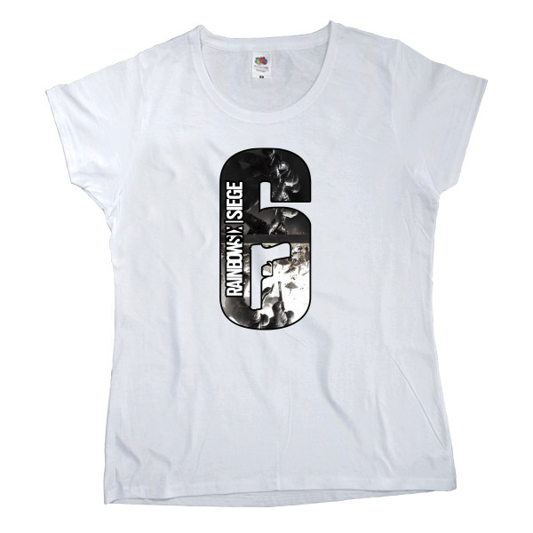 Women's T-shirt Fruit of the loom - Tom Clancy's Rainbow Six [1] - Mfest