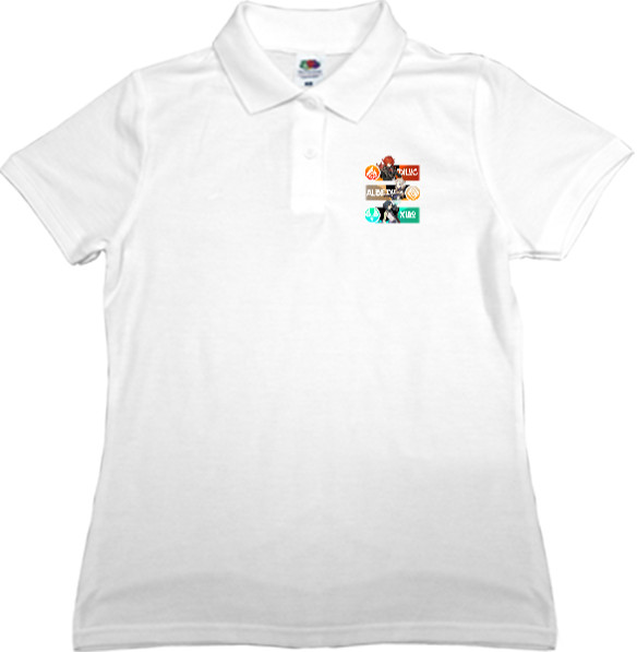 Women's Polo Shirt Fruit of the loom - Genshin Impact (HEROS 3) - Mfest