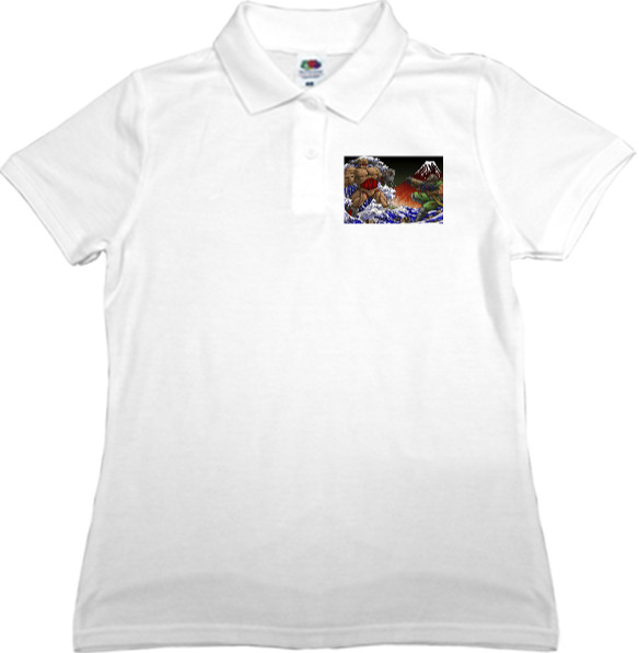 Women's Polo Shirt Fruit of the loom - DOOM 3 - Mfest