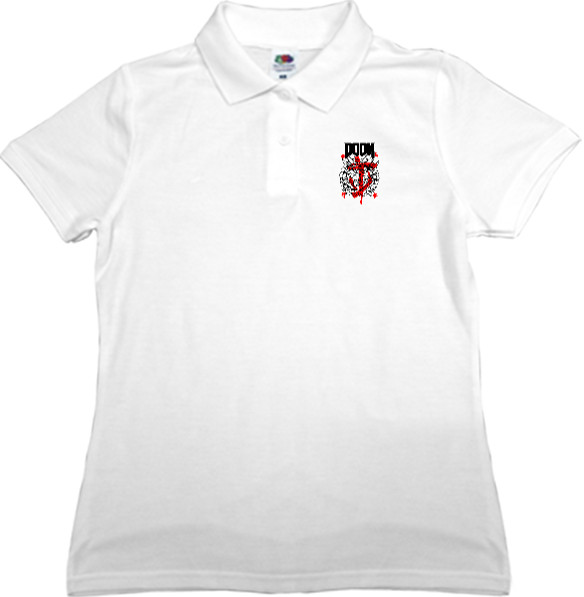 Women's Polo Shirt Fruit of the loom - DOOM 4 - Mfest