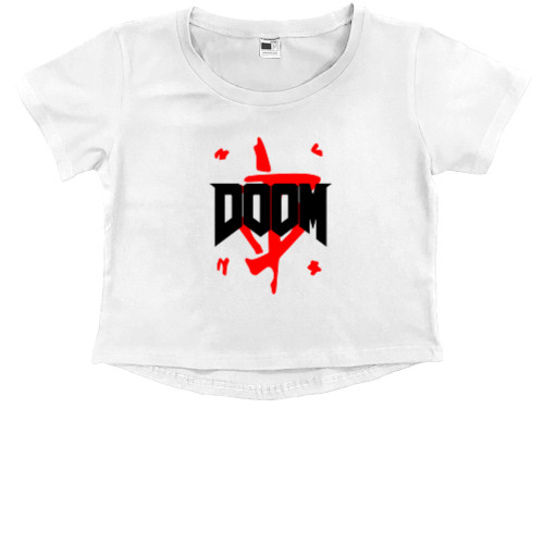 Kids' Premium Cropped T-Shirt - DOOM 11 - Mfest