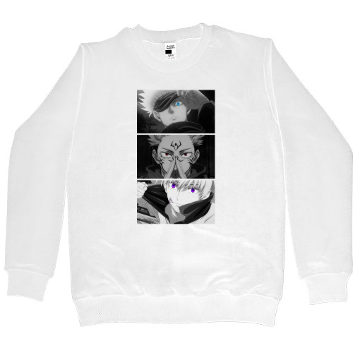 Women's Premium Sweatshirt - Магическая битва (ГЛАЗА) - Mfest