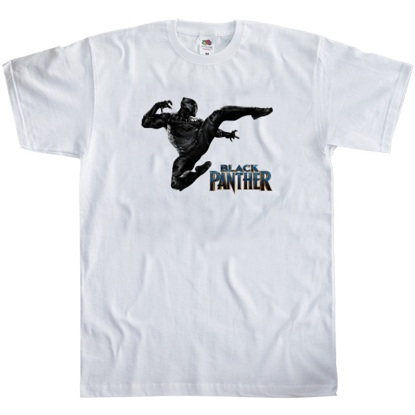 Men's T-Shirt Fruit of the loom - Black panther 12 - Mfest