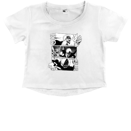 Kids' Premium Cropped T-Shirt - БЛИЧ (МАНГА) - Mfest