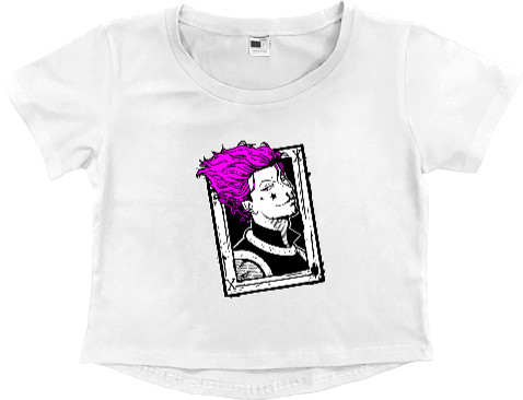 Women's Cropped Premium T-Shirt - Hisoka Morou - Mfest