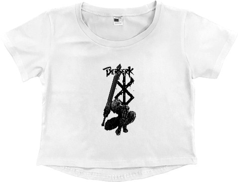 Women's Cropped Premium T-Shirt - BERSERK (14) - Mfest