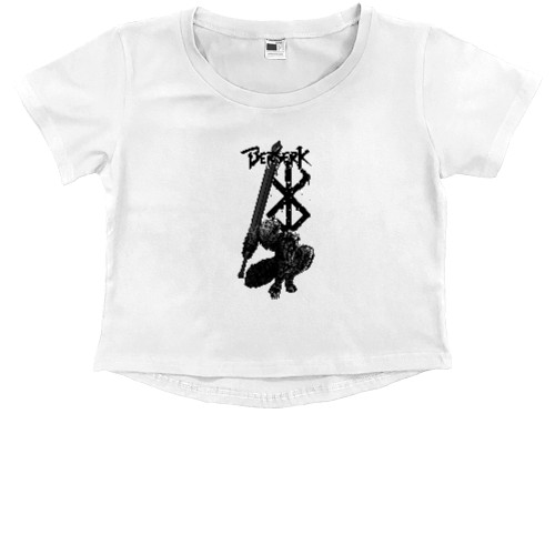 Kids' Premium Cropped T-Shirt - BERSERK (14) - Mfest