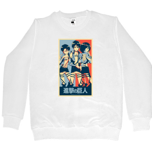 Women's Premium Sweatshirt - АТАКА ТИТАНОВ (ATTACK ON TITANS) 33 - Mfest