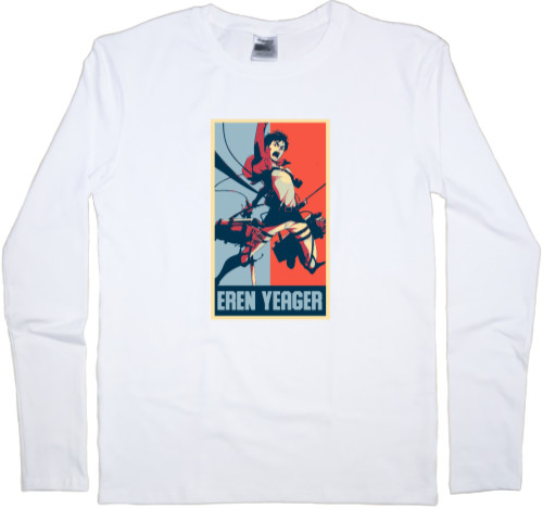 Men's Longsleeve Shirt - АТАКА ТИТАНОВ (ATTACK ON TITANS) 32 - Mfest