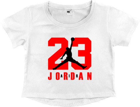 Women's Cropped Premium T-Shirt - JORDAN [8] - Mfest