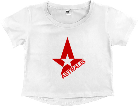 Women's Cropped Premium T-Shirt - Astralis [23] - Mfest