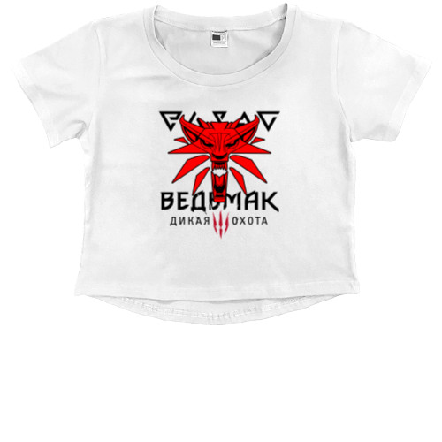 Kids' Premium Cropped T-Shirt - THE WITCHER [23] - Mfest