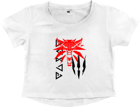 Women's Cropped Premium T-Shirt - THE WITCHER [24] - Mfest