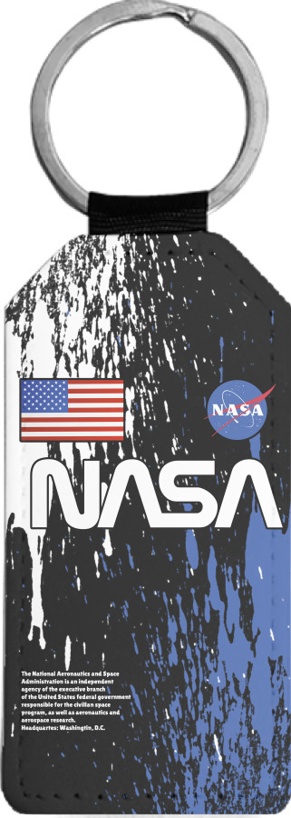 Rectangular Keychain - NASA [2] - Mfest